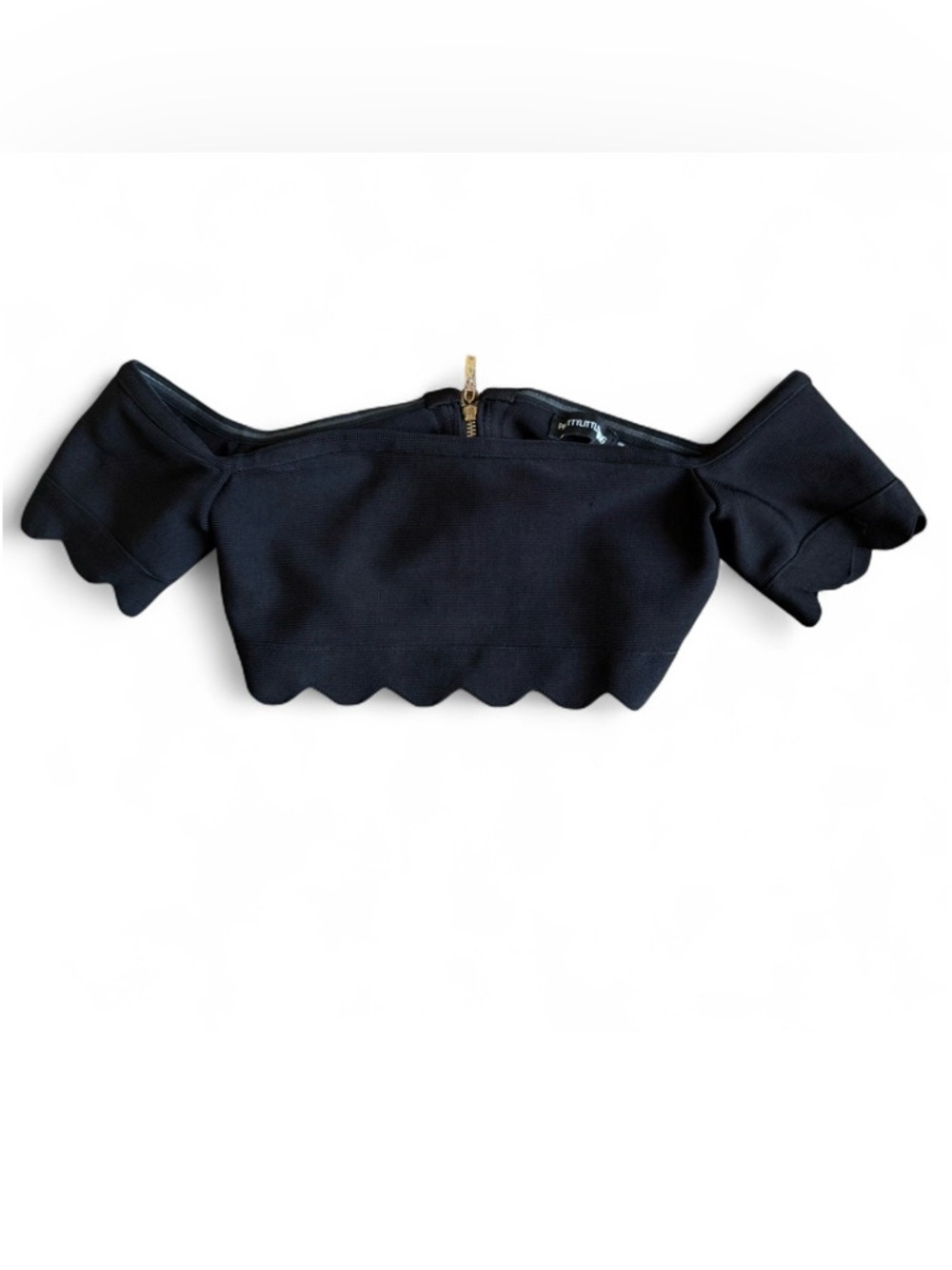 PrettyLittleThing Off-Shoulder Scallop Top